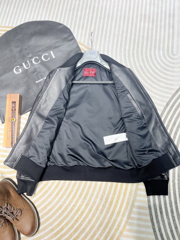 GUCC 양피 야구 점퍼 001-268376