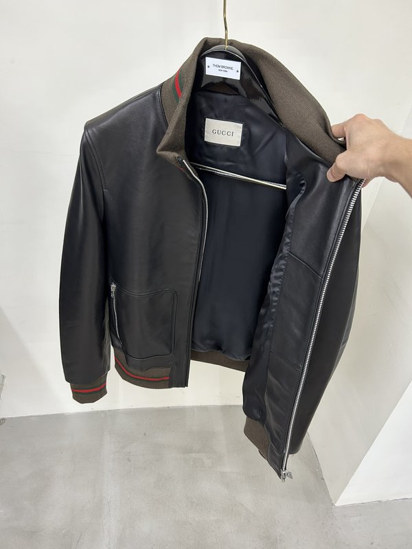 Gucci 빈티지 양가죽 재킷 001-268388