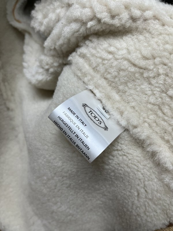 TODS 양모피 일체형 베이스볼 재킷 001-268397