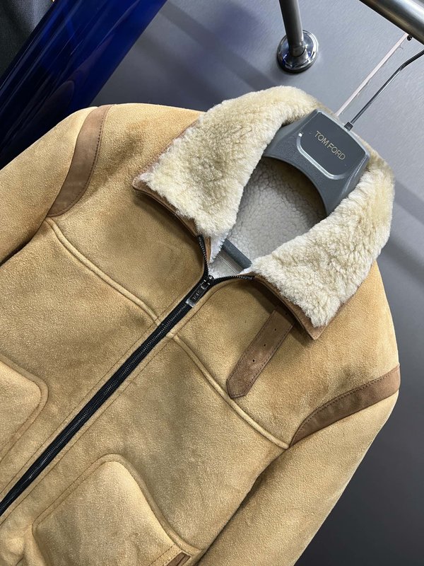 TODS 양모피 일체형 베이스볼 재킷 001-268397