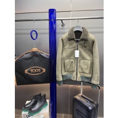 TODS 양모피 일체형 숏 가죽 점퍼 001-268401