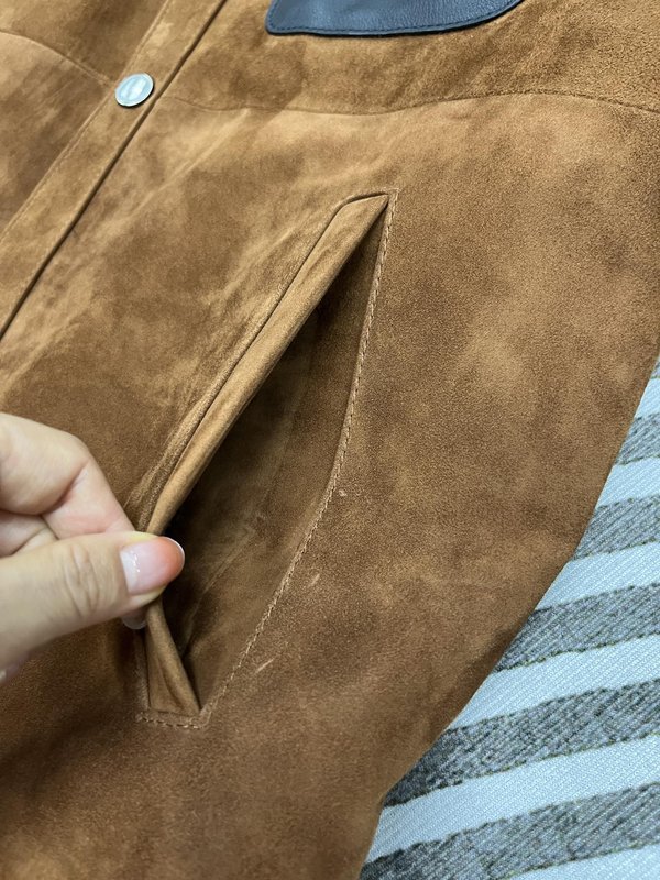 TODS 토즈 스웨이드 가죽 자켓 001-268403
