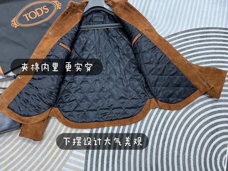 TODS 토즈 스웨이드 가죽 자켓 001-268403
