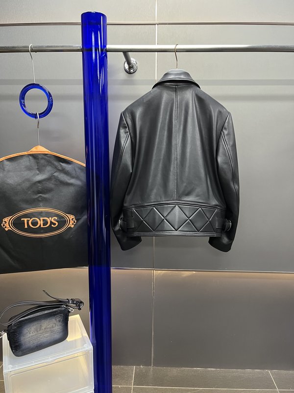 TODS 블랙 라이더 재킷 001-268404