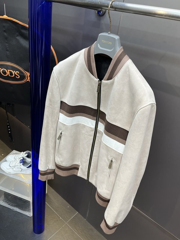 TODS 토즈 스타일리시 패치워크 야구 재킷 001-268406