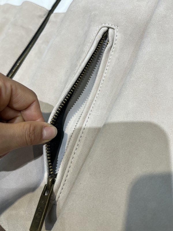 TODS 패치워크 야구 재킷 001-268409