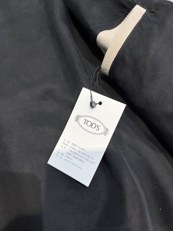 TODS 패치워크 야구 재킷 001-268409