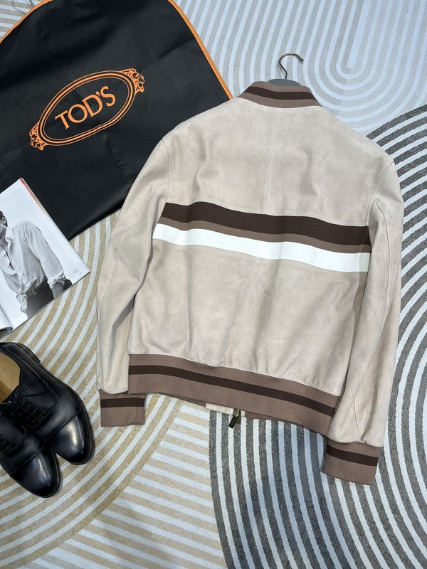 TODS 패치워크 야구 재킷 001-268409