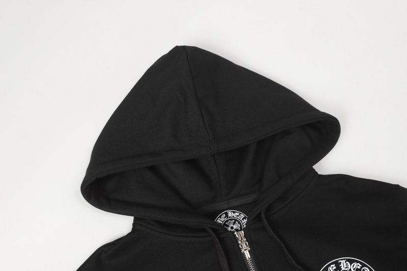 Chrome Hearts 프린트 지퍼 후드 가디건 001-270618