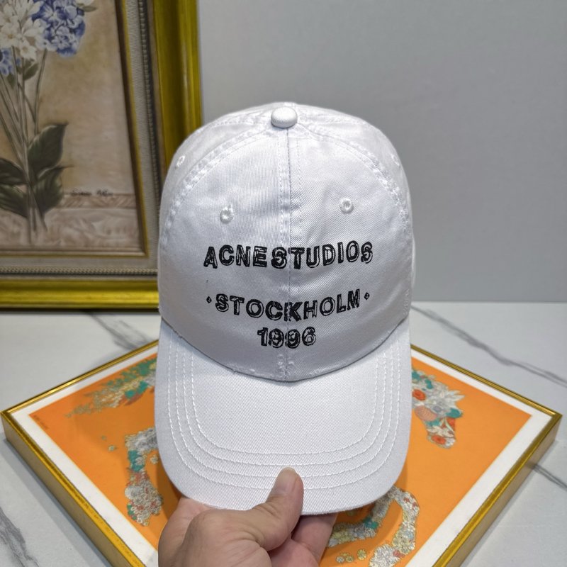Acne 스마일 볼캡 패션 트렌드 001-270847
