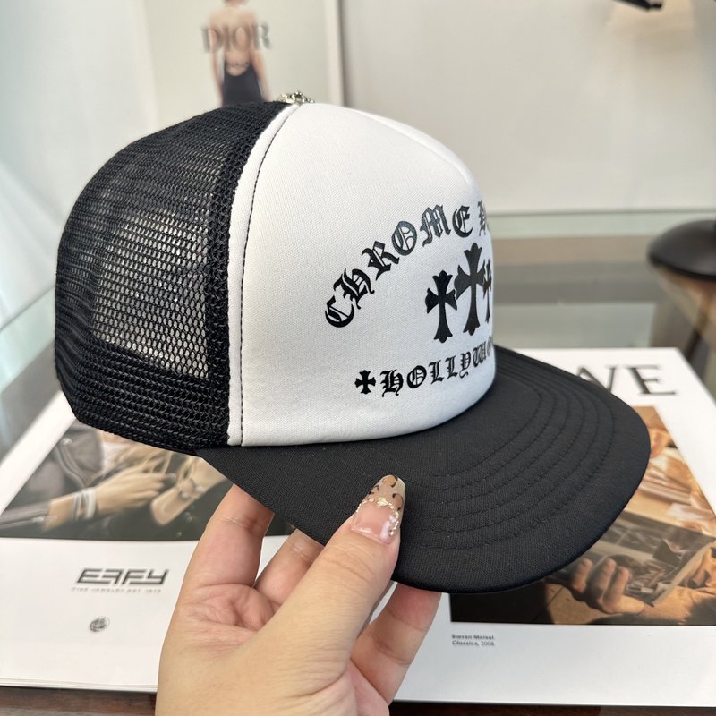 크롬하츠 클래식 메쉬 캡 흰색/검정색 001-270885