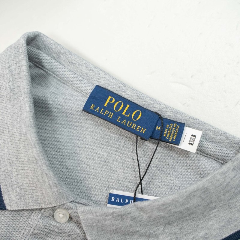 Ralph Lauren 클래식 자수 폴로 반팔 티셔츠 001-270964