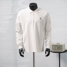 랄프로렌 컬러블록 조랑말 자수 긴팔 폴로셔츠 001-270965