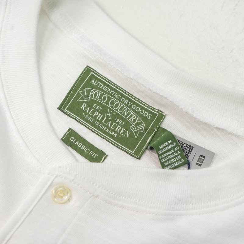 Ralph Lauren 헨리넥 긴팔 티셔츠 001-270966