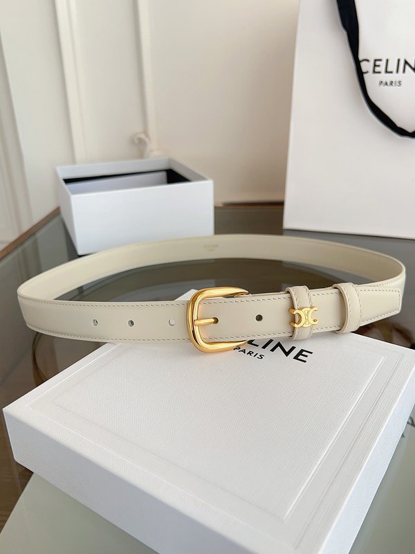 CÉLINE 셀린 VIVIENNE 25mm 소가죽 벨트 001-270969