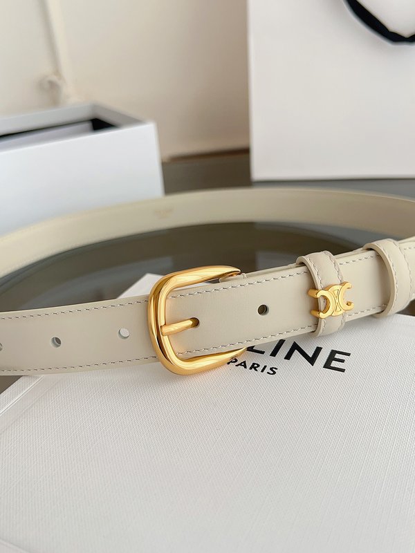 CÉLINE 셀린 VIVIENNE 25mm 소가죽 벨트 001-270969