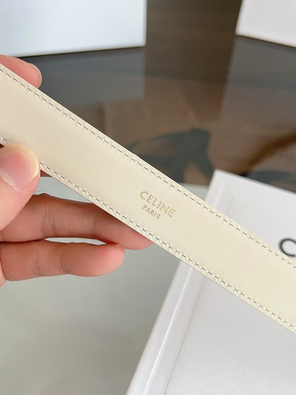 CÉLINE 셀린 VIVIENNE 25mm 소가죽 벨트 001-270969
