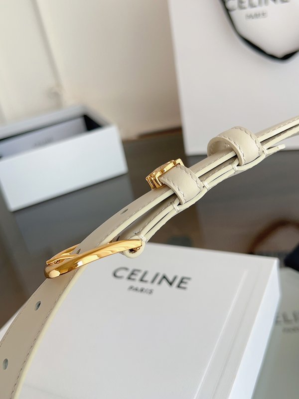 CÉLINE 셀린 VIVIENNE 25mm 소가죽 벨트 001-270969