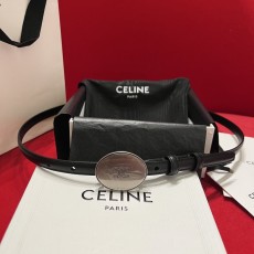 Celine 셀린 트라이엄프 가죽 벨트 1.3cm 001-270973