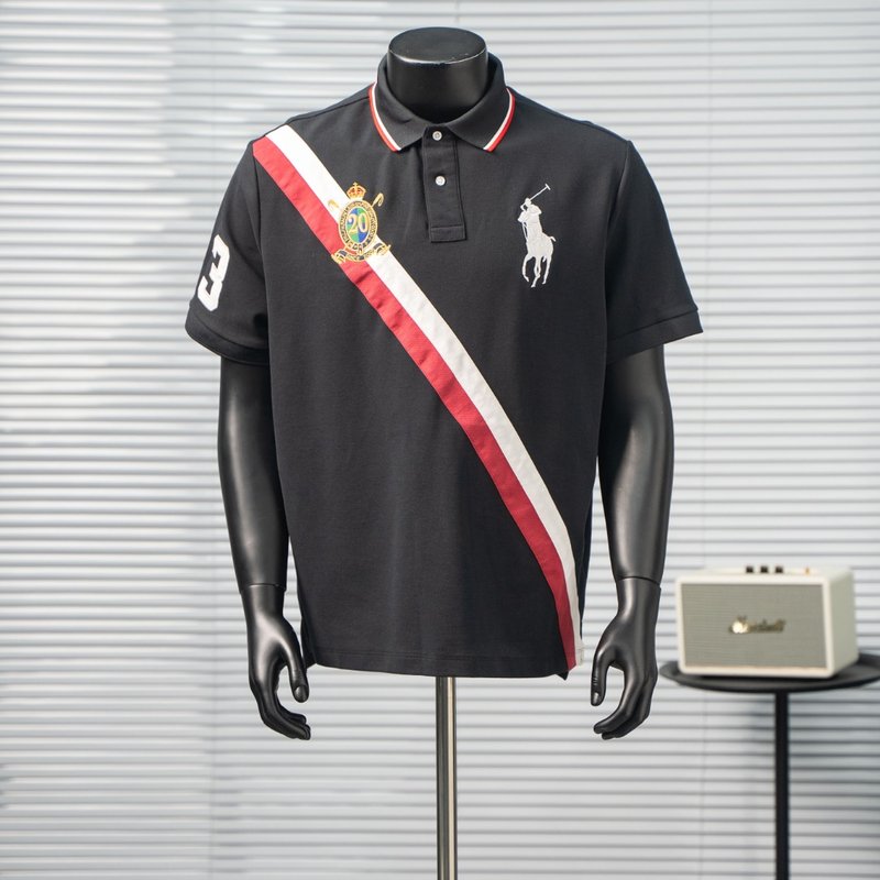Ralph Lauren 클래식 자수 포인트 폴로 반팔 001-270975