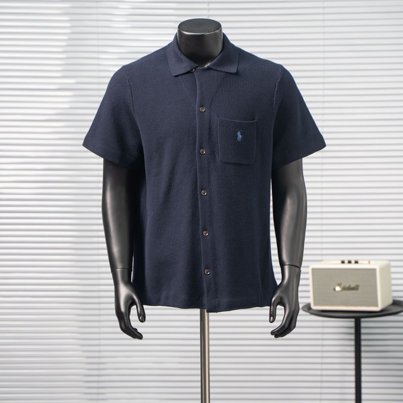 Ralph Lauren 포켓 자수 반팔 셔츠 001-270985