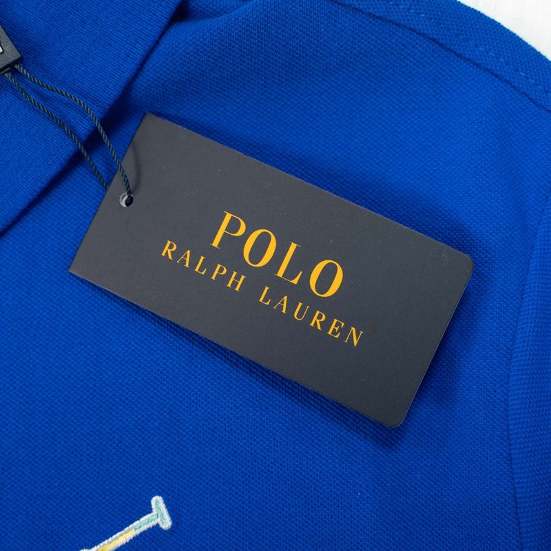 Ralph Lauren 컬러 자수 반팔 폴로 셔츠 001-270990