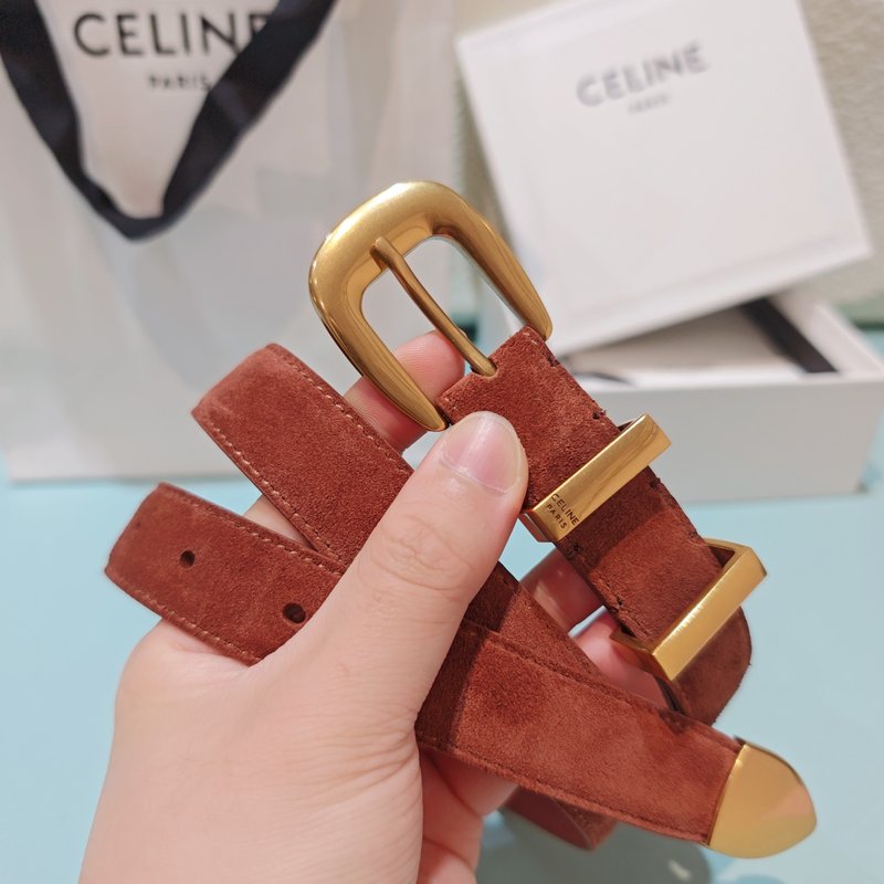 셀린 2.5cm 양면 소가죽 벨트 001-270994