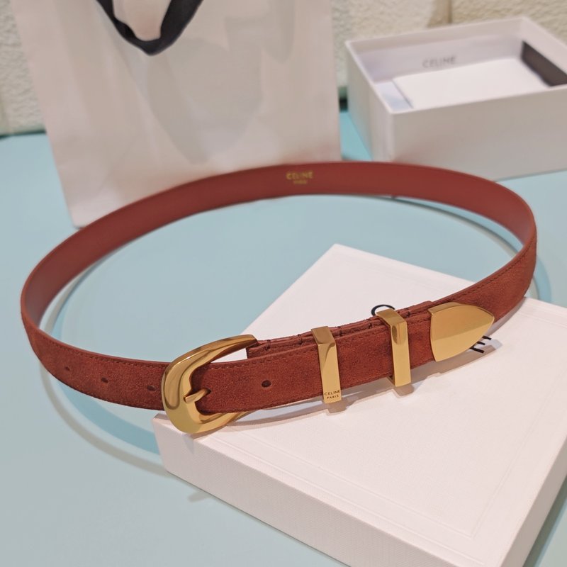 셀린 2.5cm 양면 소가죽 벨트 001-270994