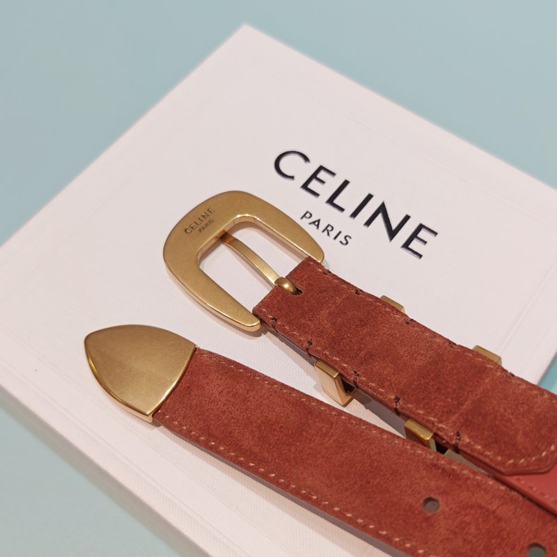 셀린 2.5cm 양면 소가죽 벨트 001-270994