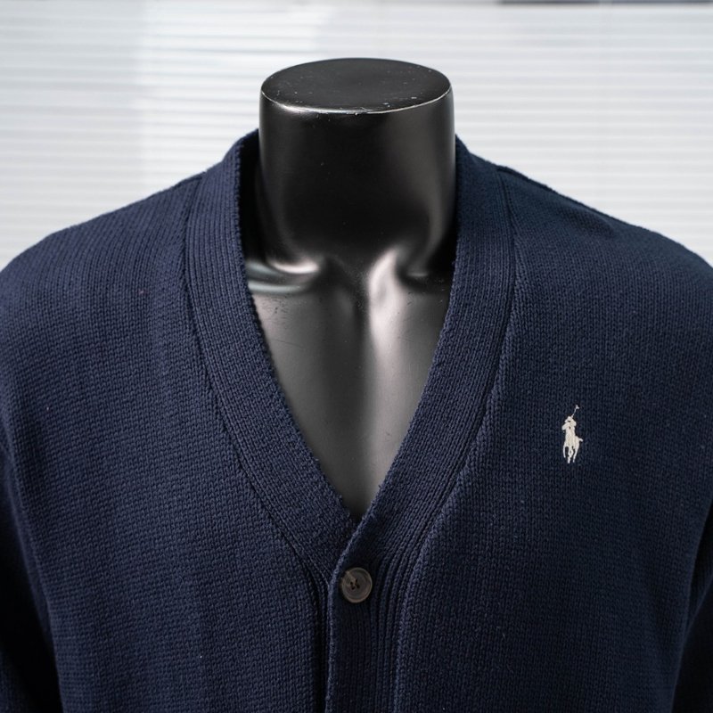 Ralph Lauren 자수 코튼 니트 가디건 001-271004