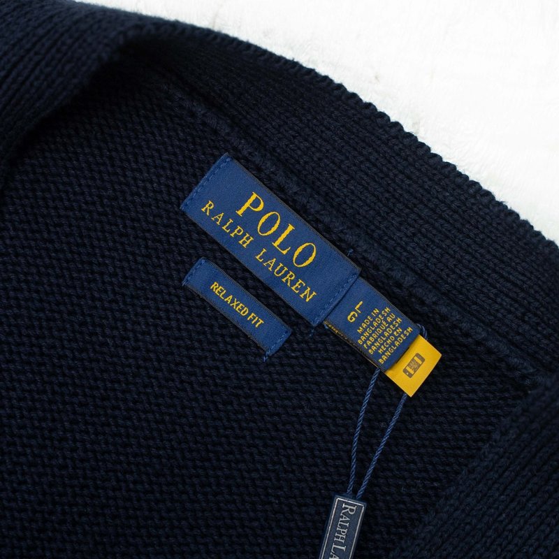 Ralph Lauren 자수 코튼 니트 가디건 001-271004