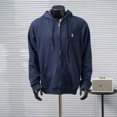 Ralph Lauren 기본 스몰폴로 자수 지퍼 후드티 001-271018