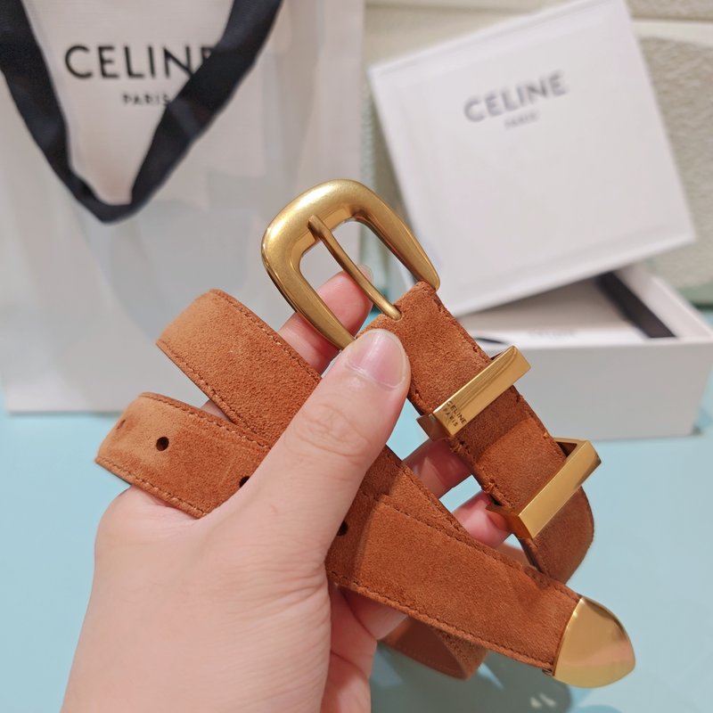 셀린 양면 소가죽 벨트 2.5cm 001-271023
