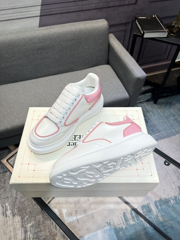Alexander McQueen 스니커즈 화이트/핑크 001-271145