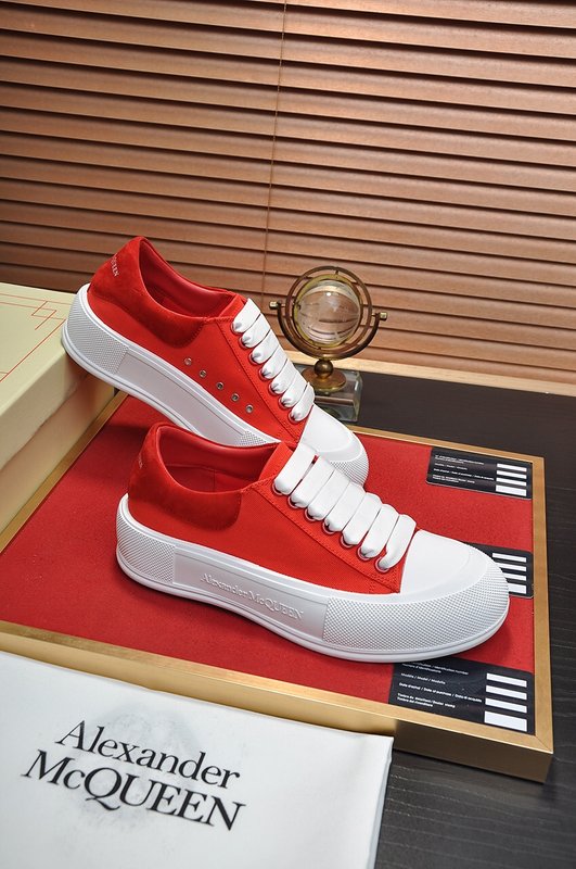 McQueen 신상 커플 캔버스화 001-271230