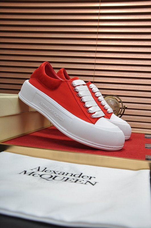 McQueen 신상 커플 캔버스화 001-271230