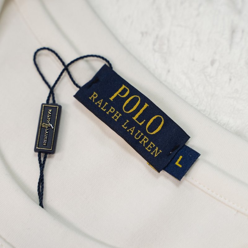 Ralph Lauren 자수 로고 롱슬리브 티셔츠 001-271392