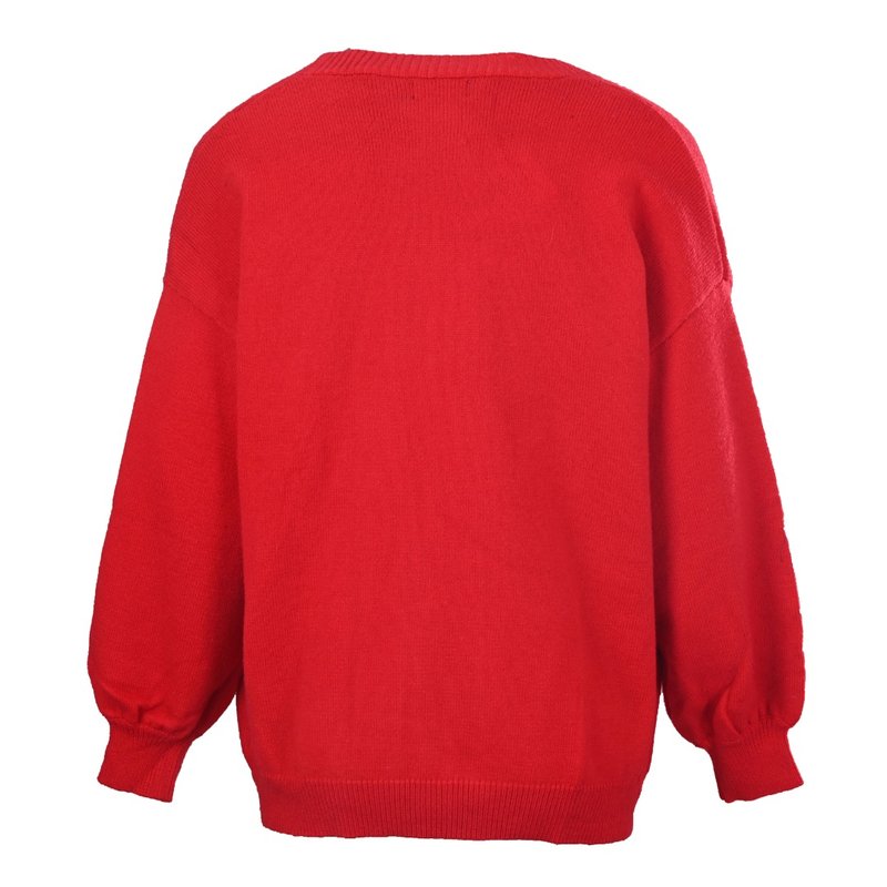 Ralph Lauren V넥 솔리드 울 니트 가디건 001-271425