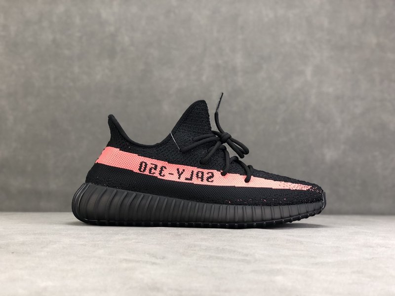 Yeezy 350 v2 블랙 핑크 운동화 001-271458