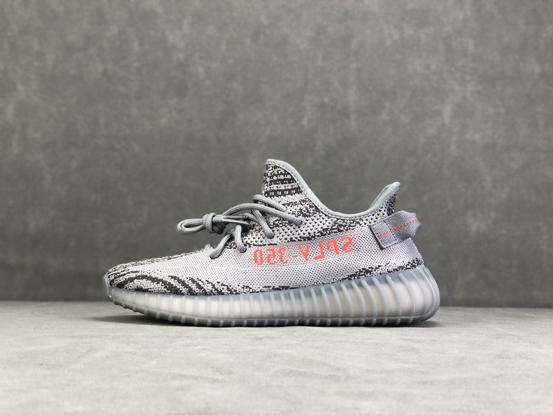 YS 버전 BASF Yeezy 350 V2 그레이 세브 001-271462