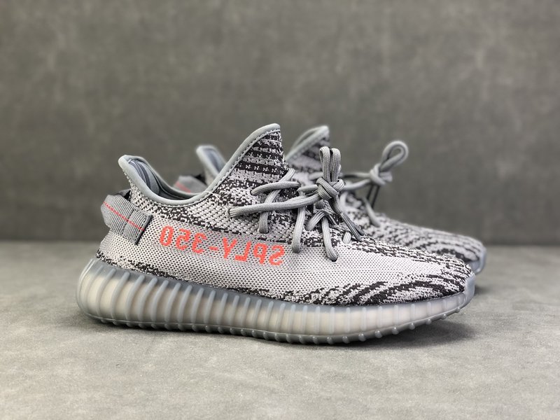 YS 버전 BASF Yeezy 350 V2 그레이 세브 001-271462