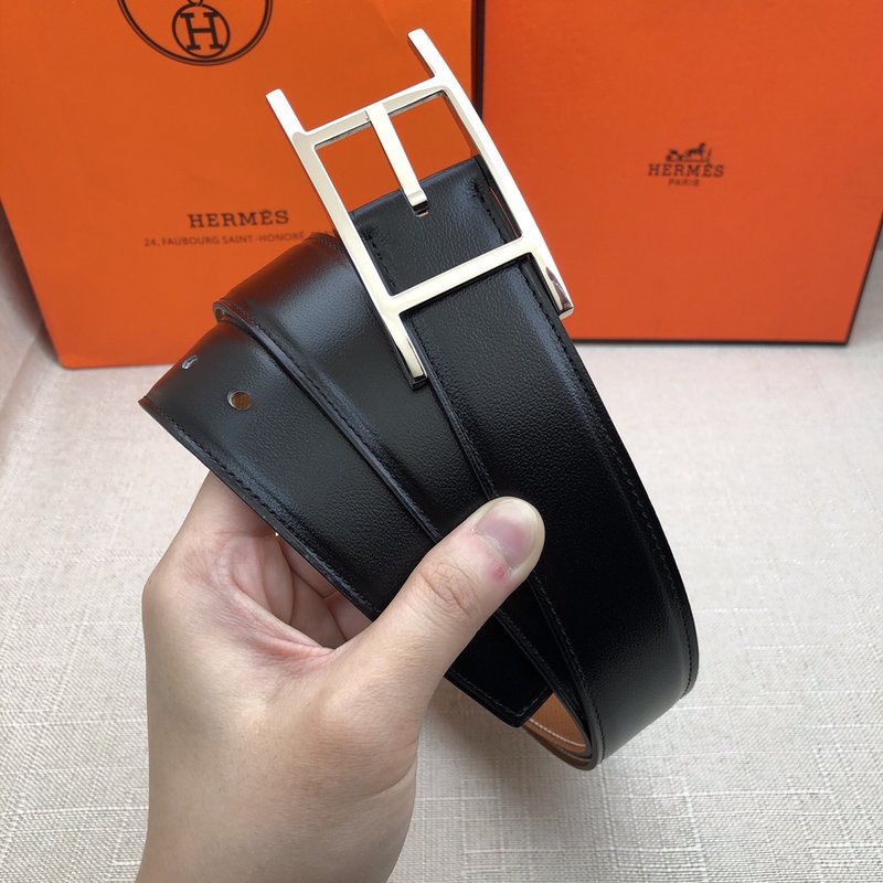 에르메스 그레인 버클 벨트 32mm 001-271523