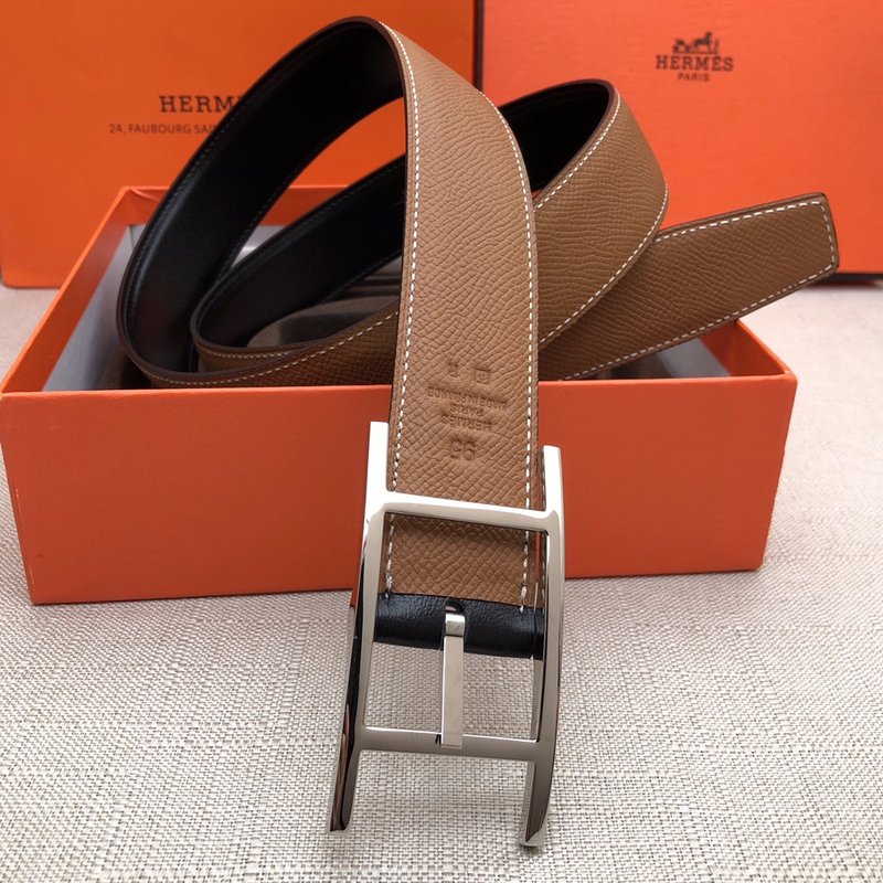 에르메스 그레인 버클 벨트 32mm 001-271523