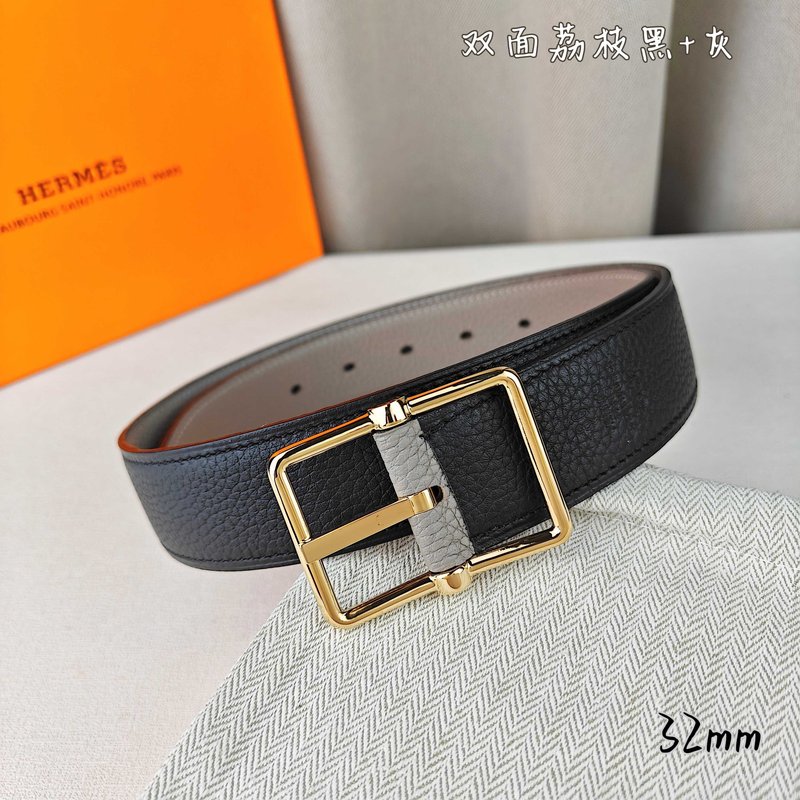 에르메스 핀버클 양면 벨트 32mm 001-271525