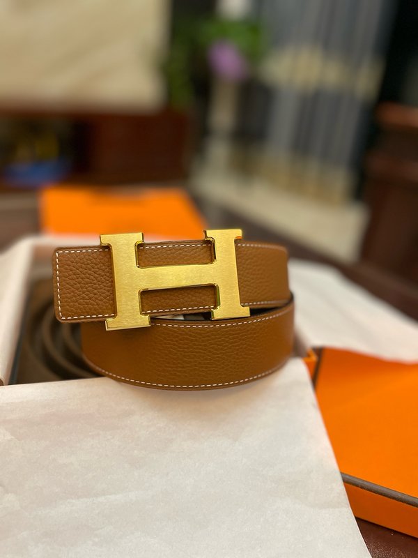 에르메스 클래식 H 브러시드 벨트 38mm 001-271536