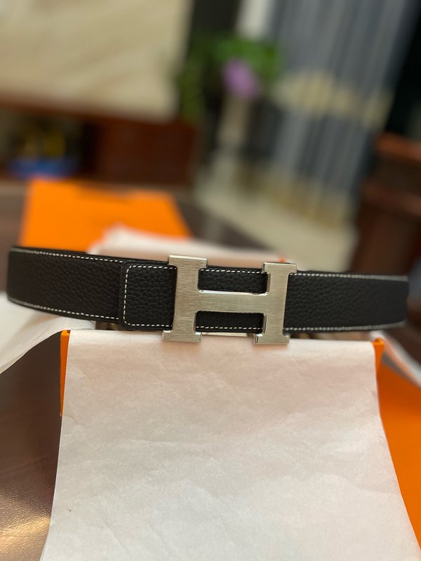 에르메스 클래식 H 브러시드 골드 벨트 38mm 001-271538