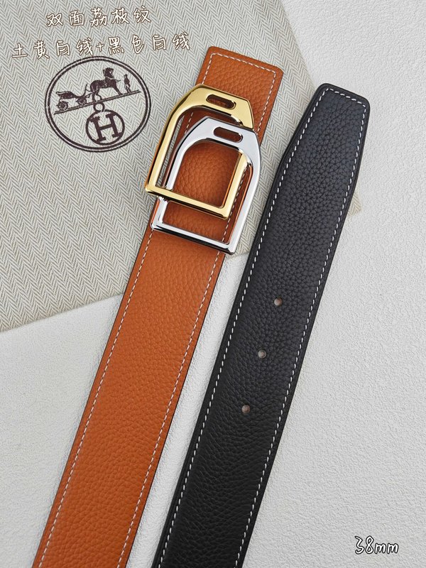 에르메스 평두 클래식 양면 벨트 (38mm) 001-271542