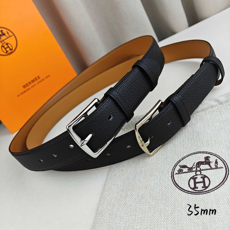 에르메스 핀버클 벨트 35mm 소가죽 001-271553