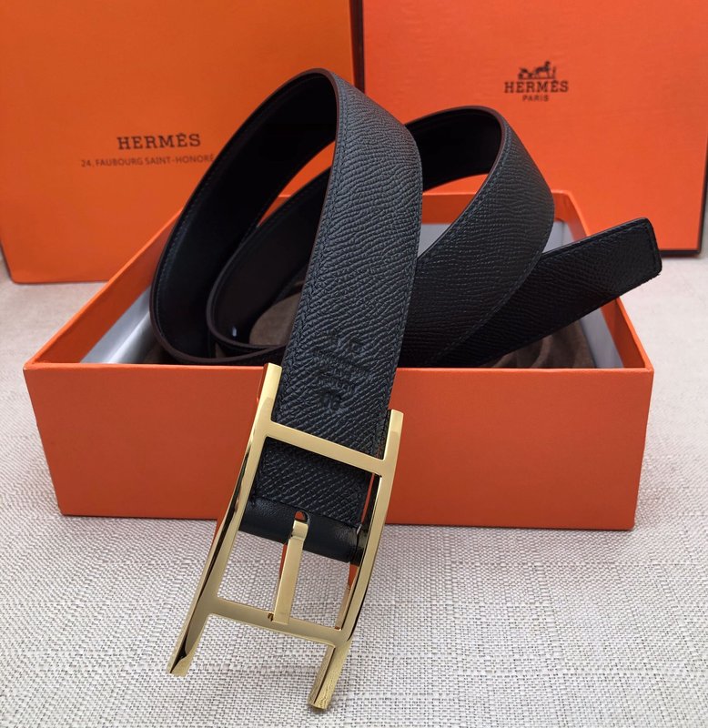 에르메스 핀 버클 벨트 블랙 001-271571
