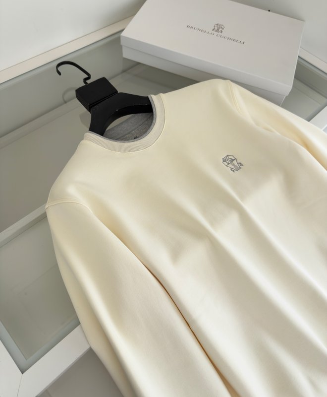 브루넬로 쿠치넬리 클래식 맨투맨 스웨트셔츠 001-271577
